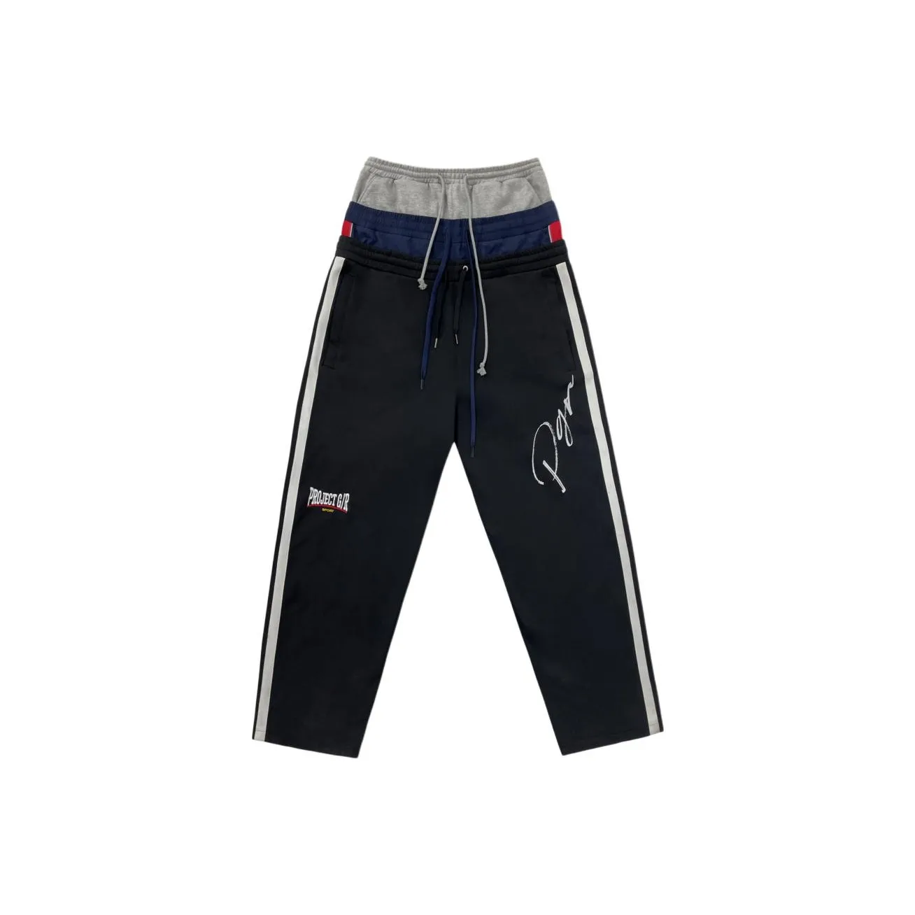 GRAILZ PROJECT G R 2024 Вязаные спортивные штаны унисекс черные