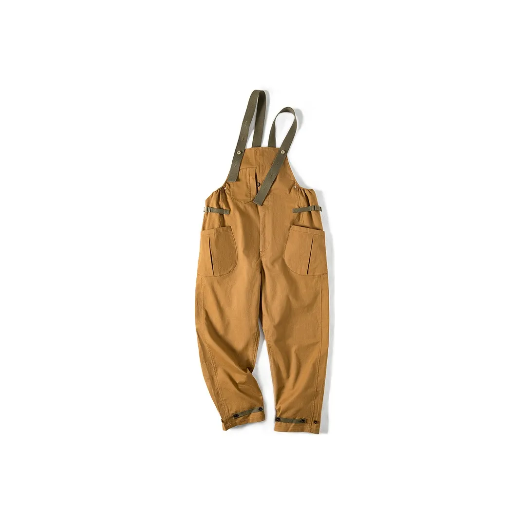 MADEN Overalls Men's Khaki Yellow