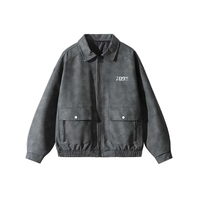 FAX FOR FMACM x For People Leather Jacket Unisex