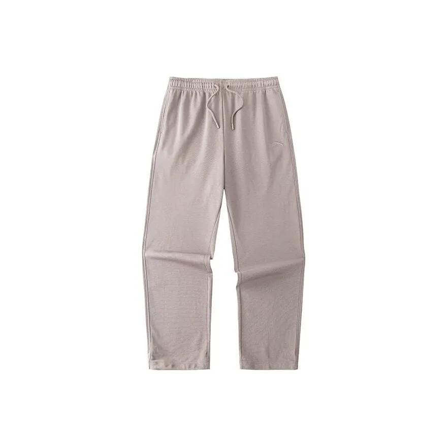 Anta Life Collection Knitted Sports Pants Men's Vast Gray