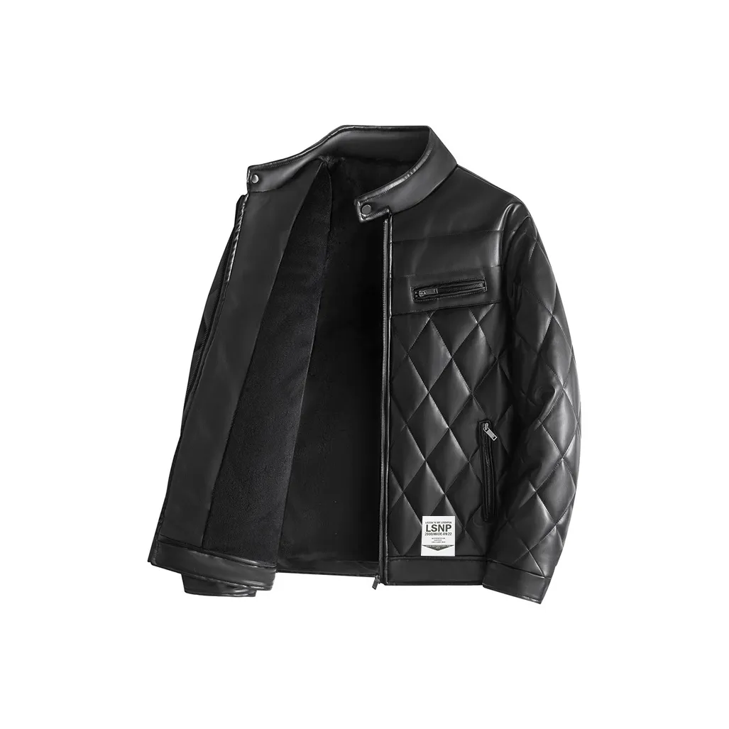 LISENPOK Унисекс Кожаные Куртки
