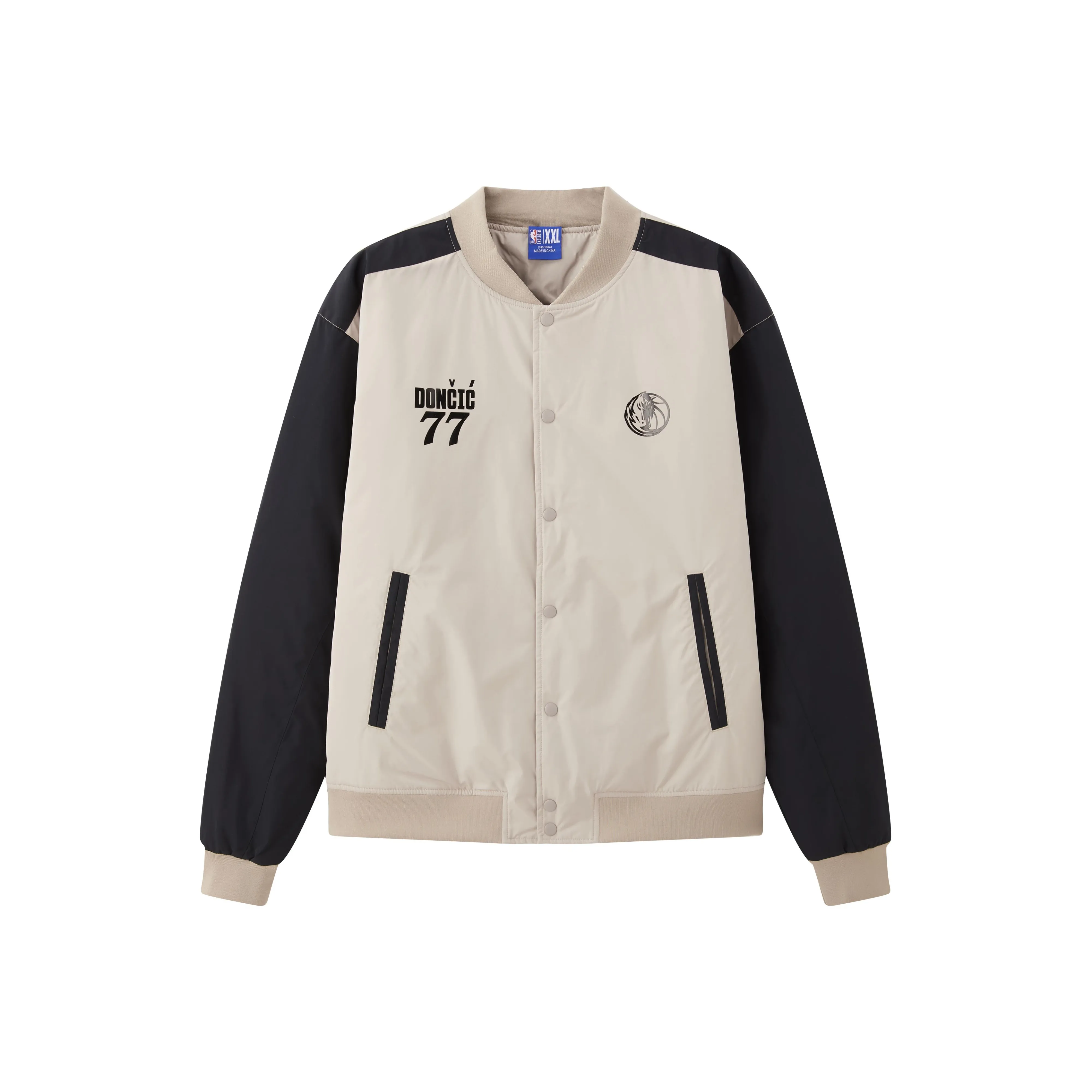 NBA Dallas Mavericks Team Jackets Unisex Khaki