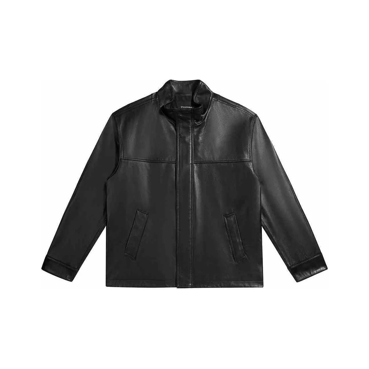 PEACEBIRD MEN Кожа Куртка Мужская Черная
