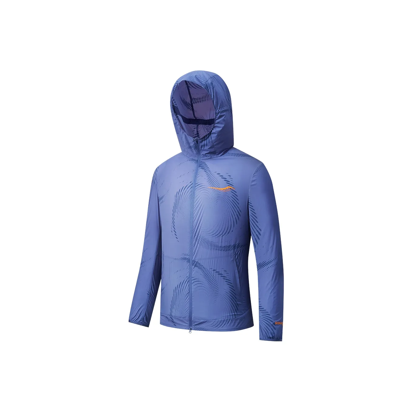 Saucony Breathable Cooling Waterproof UV Protection Sun Protection Clothing Men's Light Purple Blue Gradient