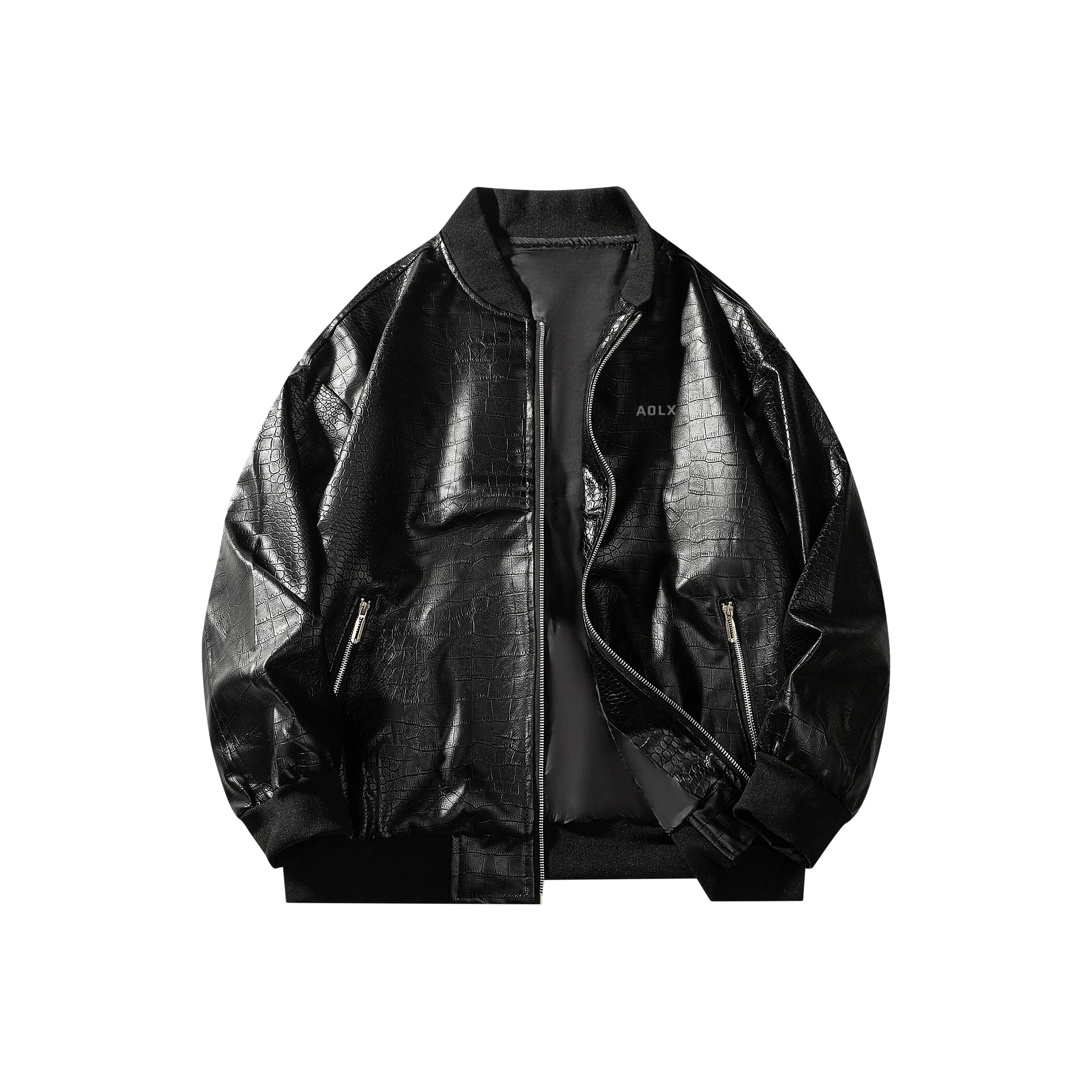 Aolx Унисекс Кожаные Куртки