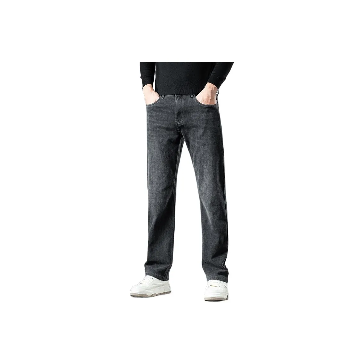 PIERRE CARDIN Джинсы Мужские Черные
