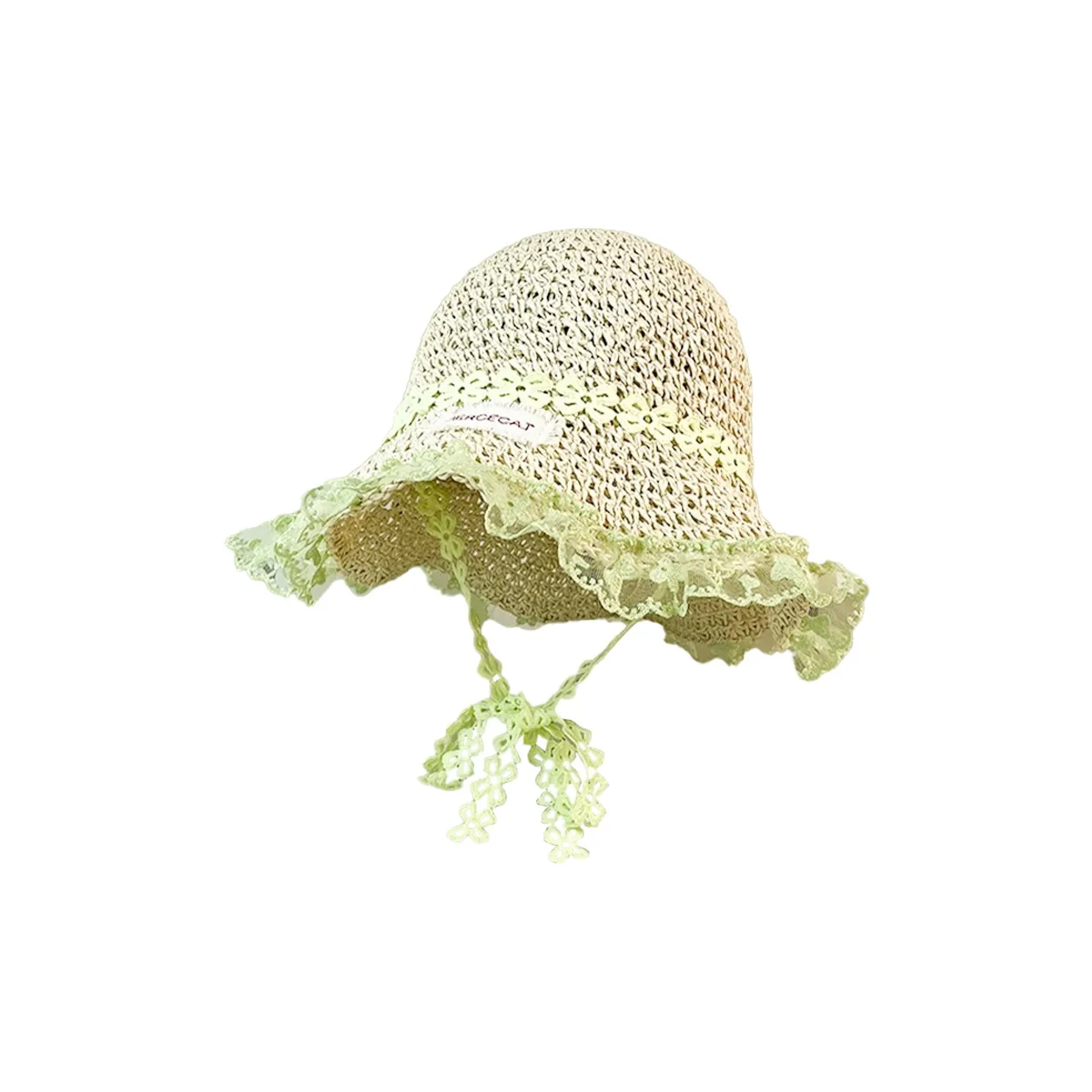 ZANC Соломенная плетеная шляпа с защитой от солнца Унисекс