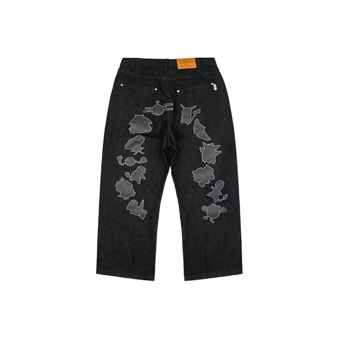 Pokemon X Vandy The Pink Pokémon Collaboration Jeans Unisex Black