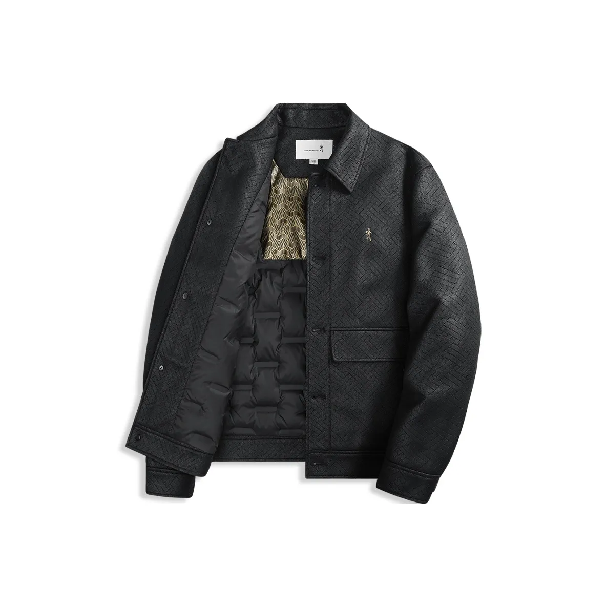 Куртка Dance with Wolves Осенне-зимняя Мужская Черная