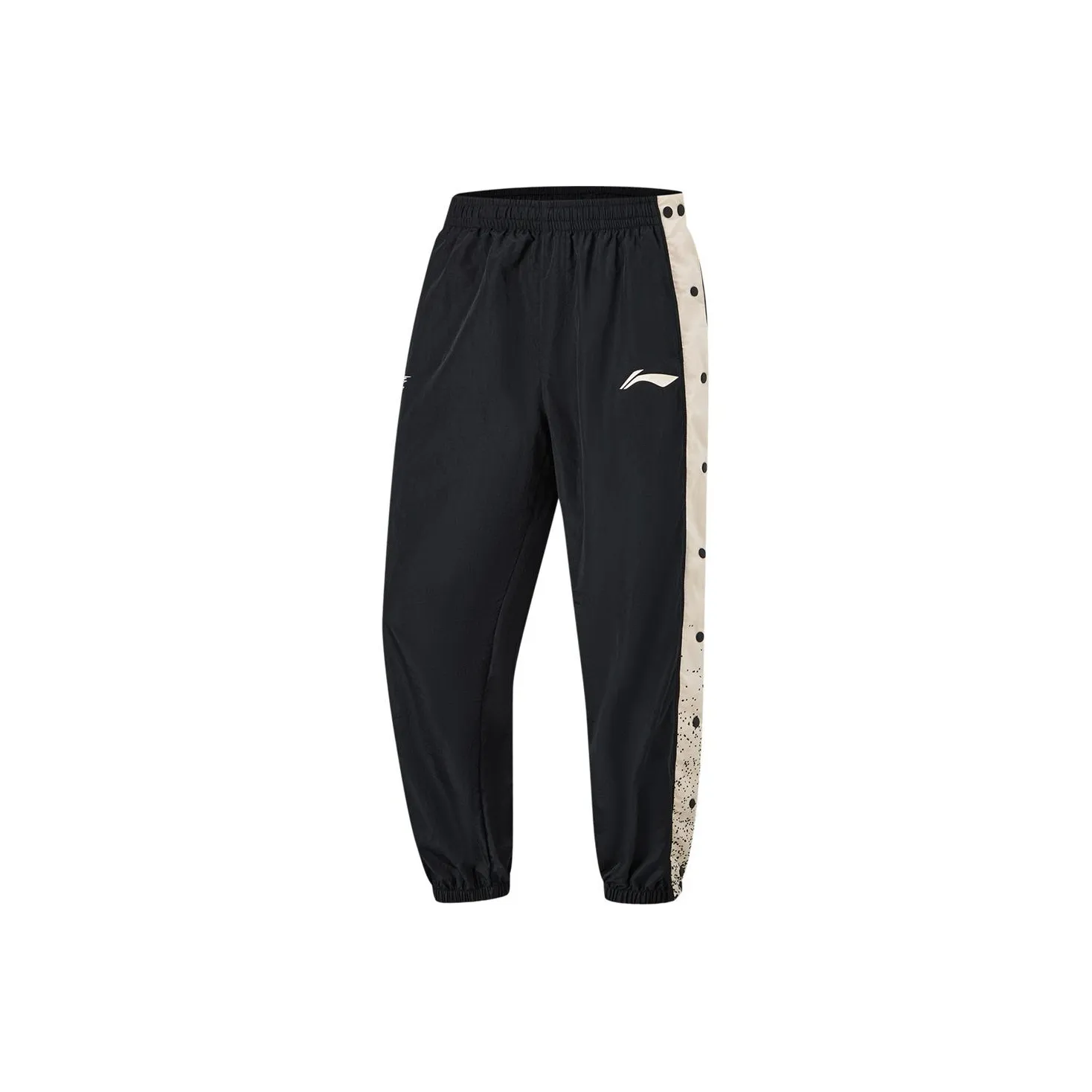 LiNing CBA Collection Professional Basketball Collection Knitted Sweatpants Men's Black