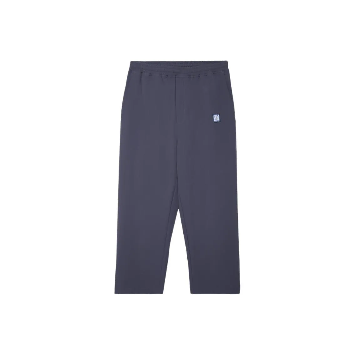 New Era Blue And White Porcelain Series Knitted Sweatpants Unisex Navy Blue