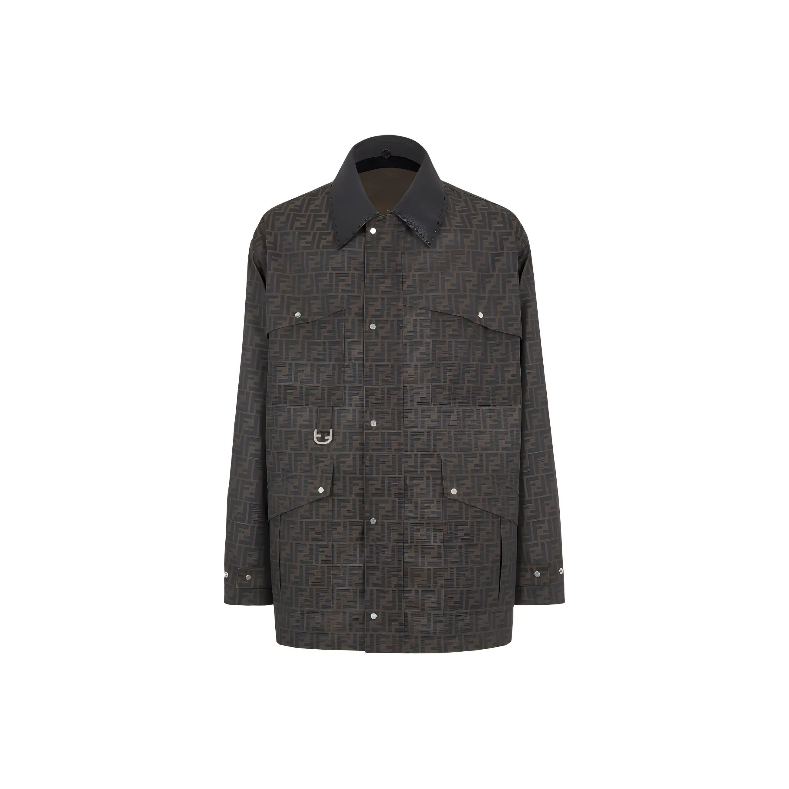 FENDI FF jacquard estetiskt Coat