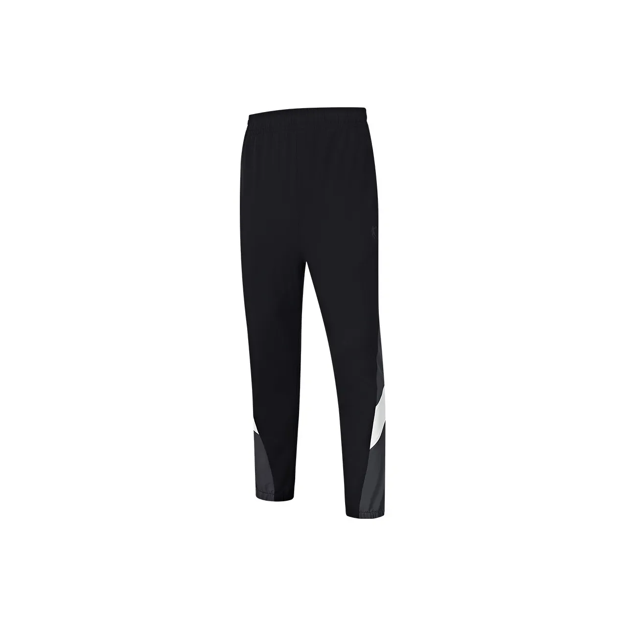 QIAODAN Knitted Sweatpants Men's Black/Lightning Gray