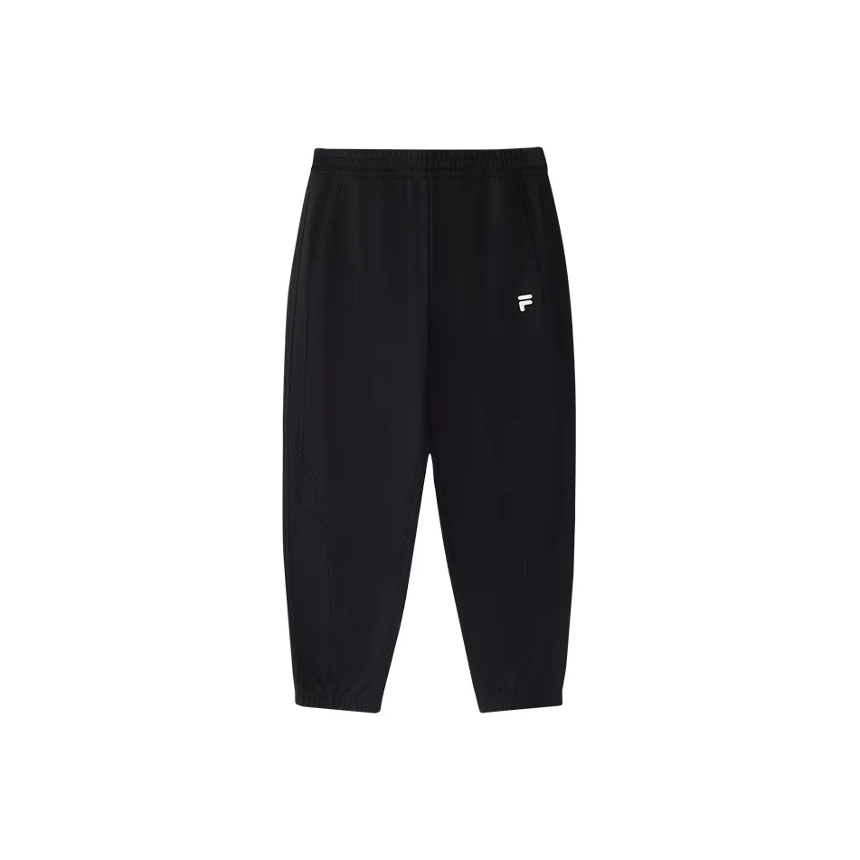 FILA FUSION Вязаные тренировочные брюки мужские глубокий черный