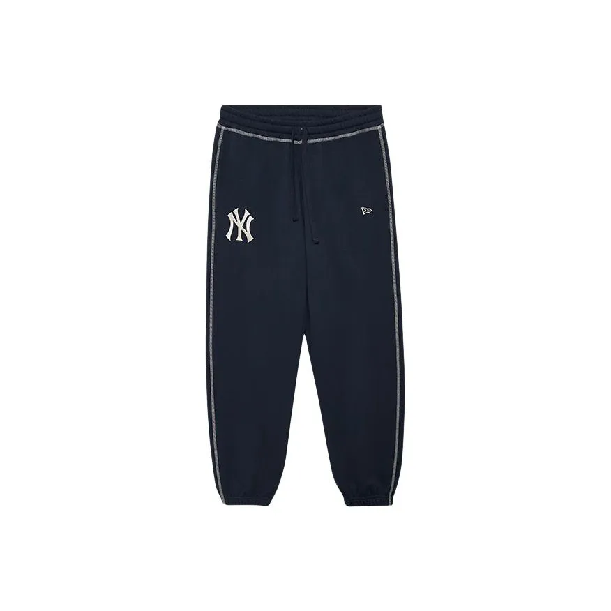 New Era SS24 Knitted Sweatpants Unisex Navy Blue