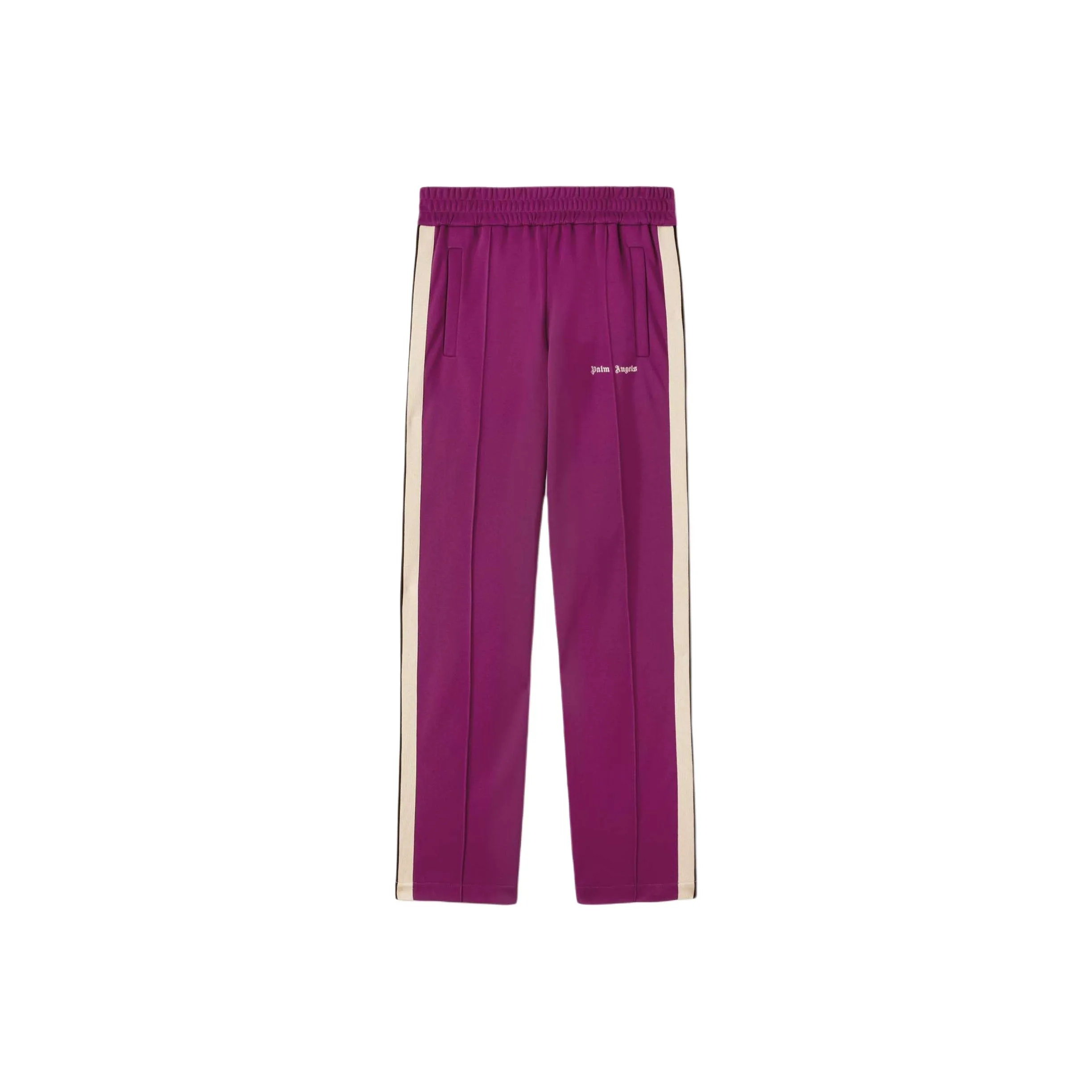 PALM ANGELS Logo Embroidered Straight Leg Track Pants
