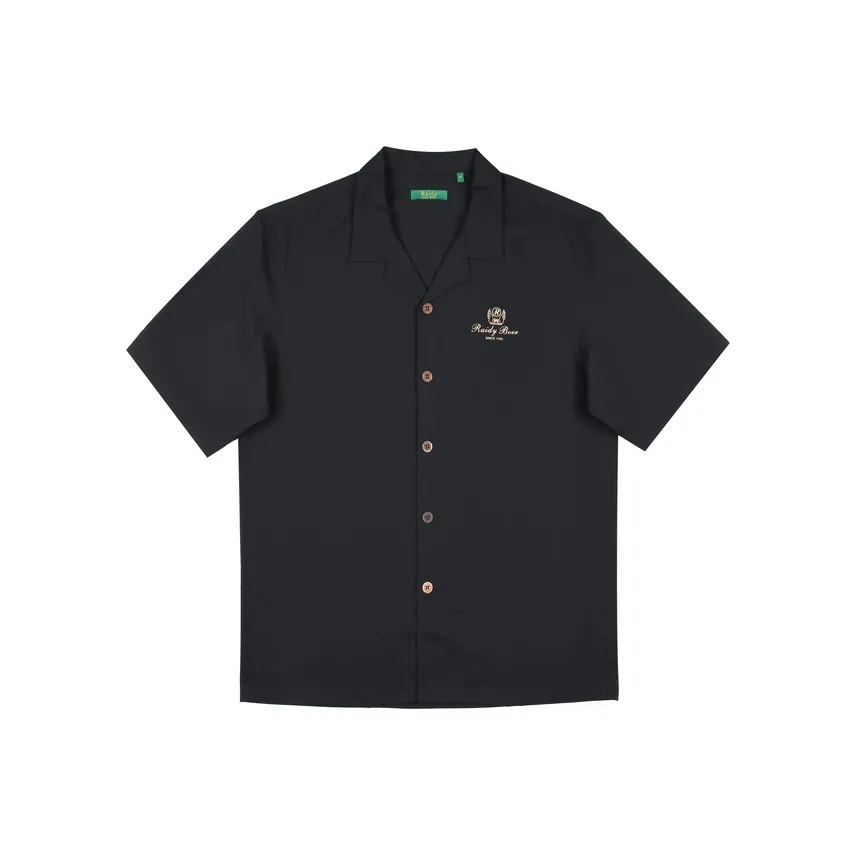 Raidy Boer 2025 Летняя рубашка мужская черная