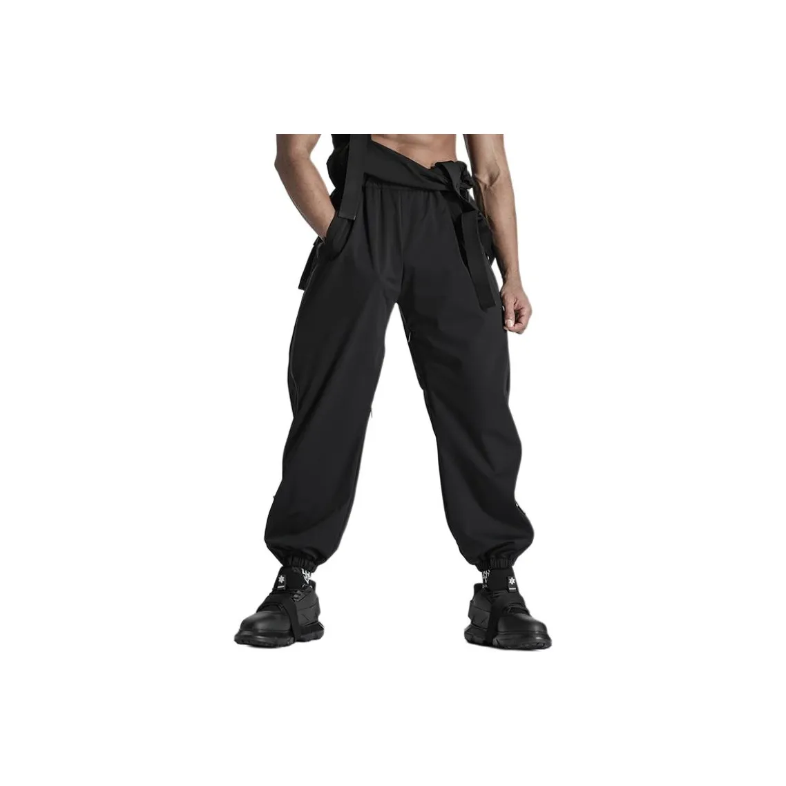 NORVINCY Western Outdoor Tactical Black Warrior Casual Pants Unisex