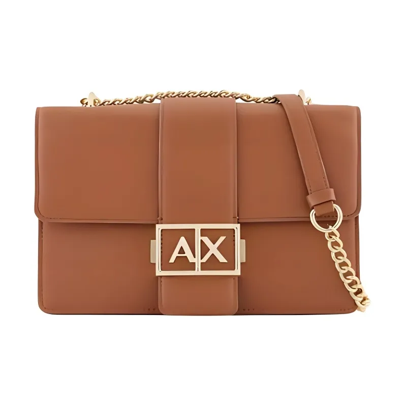 ARMANI EXCHANGEAE Polyester Shoulder Bag, Crossbody Bag Women's Brown