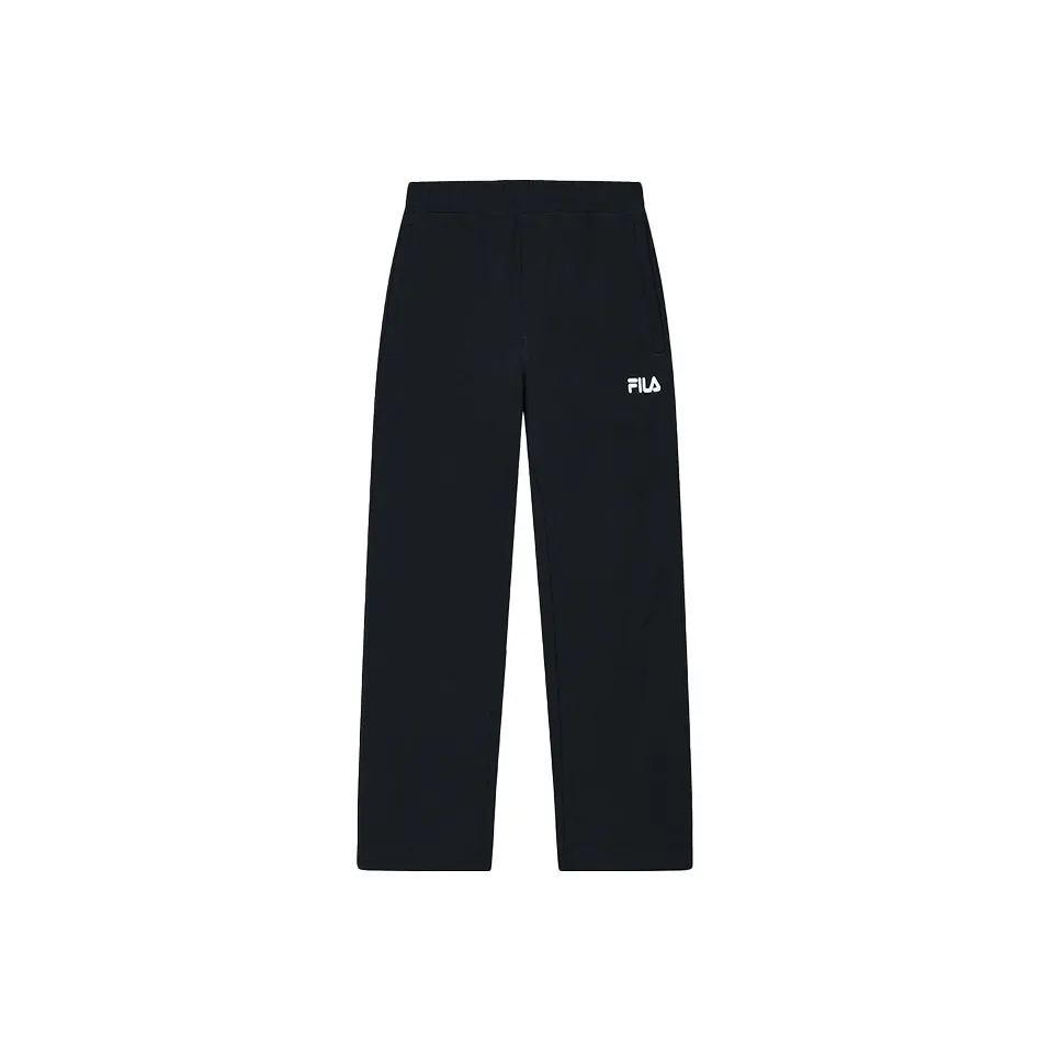 FILA Вязаные тренировочные брюки мужские глубокий черный