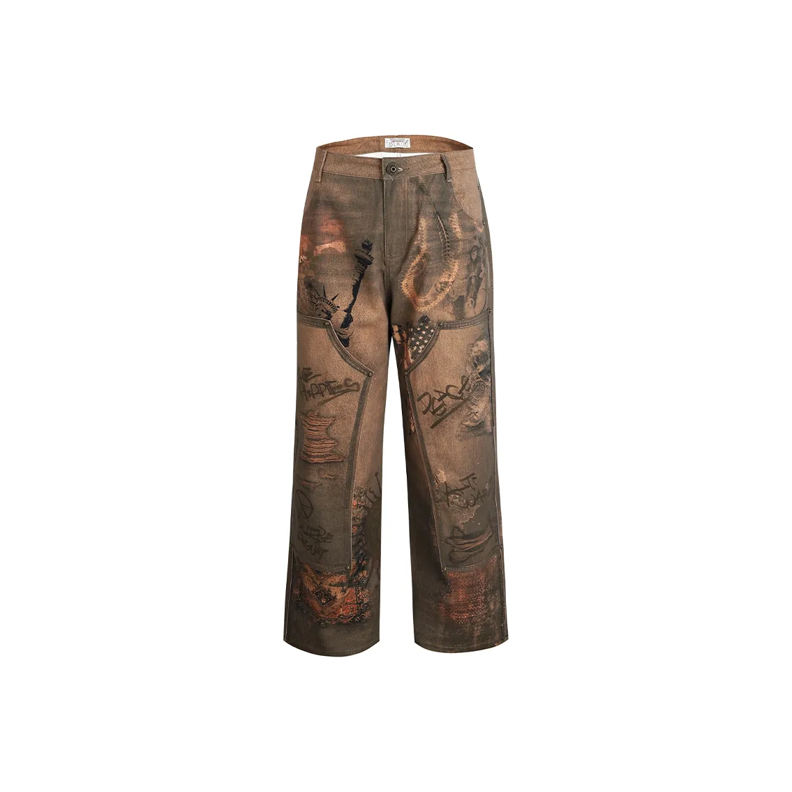 DND4DES Cargo Pants Unisex Brown
