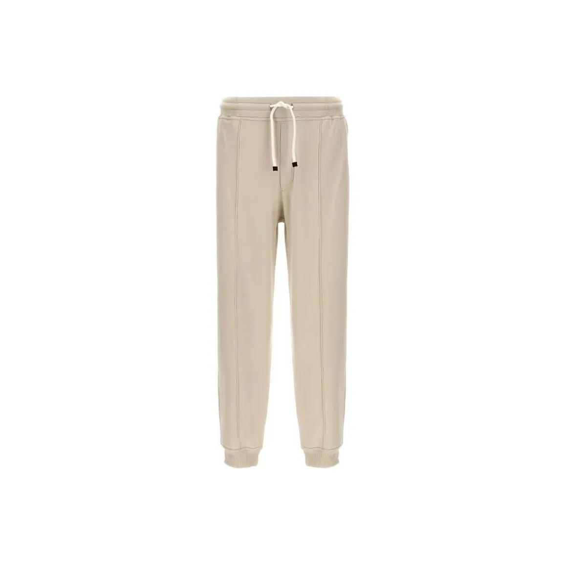 Brunello Cucinelli Knitted Sweatpants Men's Beige