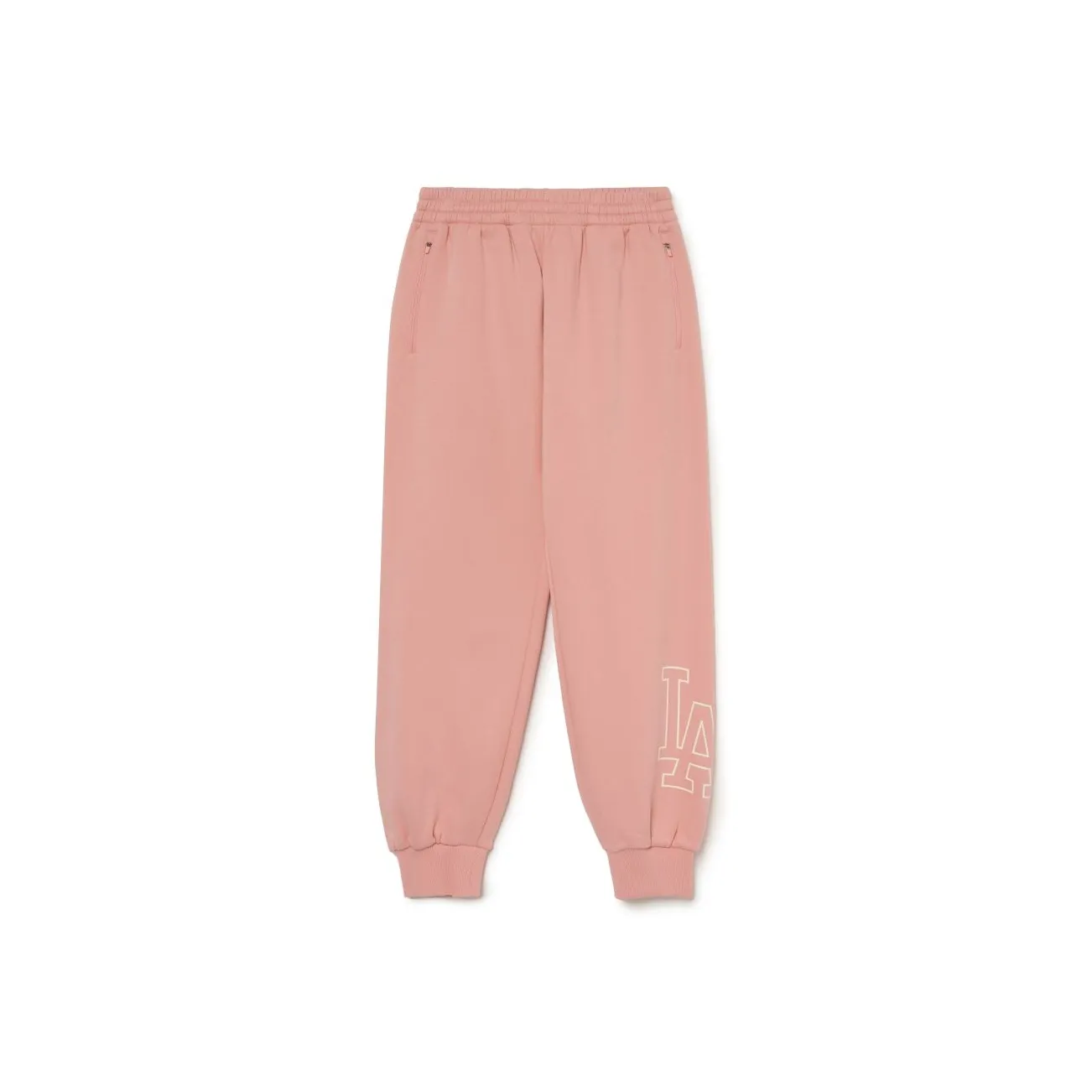 MLB Los Angeles Dodgers Knitted Sweatpants Unisex Pink