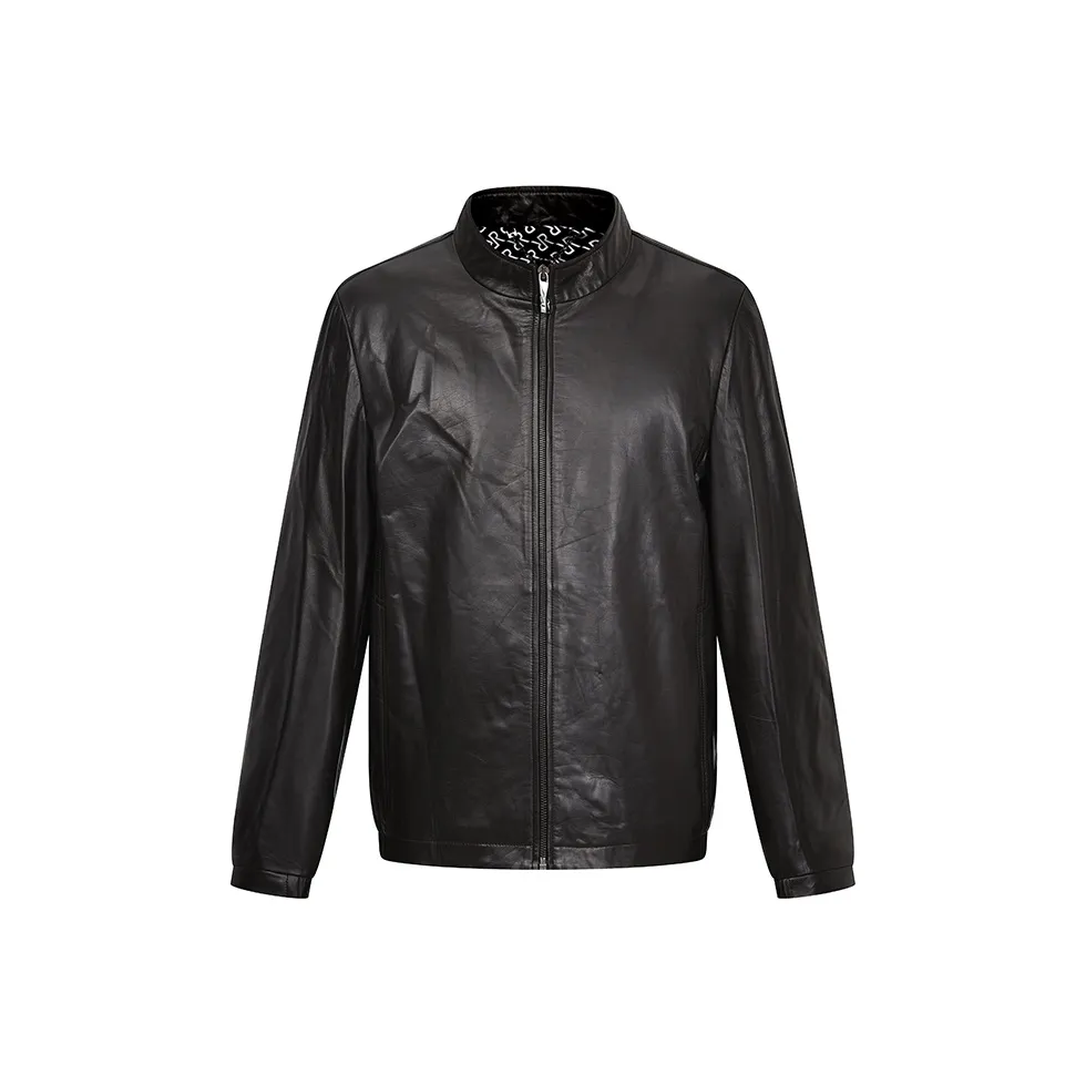 RARE Leather Jacket Men's Black