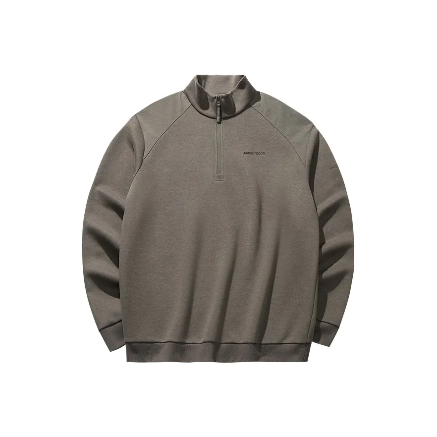 Anta Outdoor Collection Sweatshirt Men's Spider Web Gray