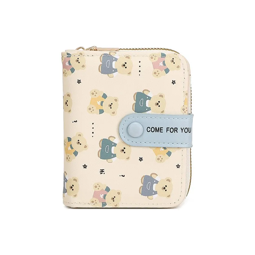 REDOO PVC Монетница Держатель для карт кошелек Женские Светло-синий Зеленый Розовый Бежевый