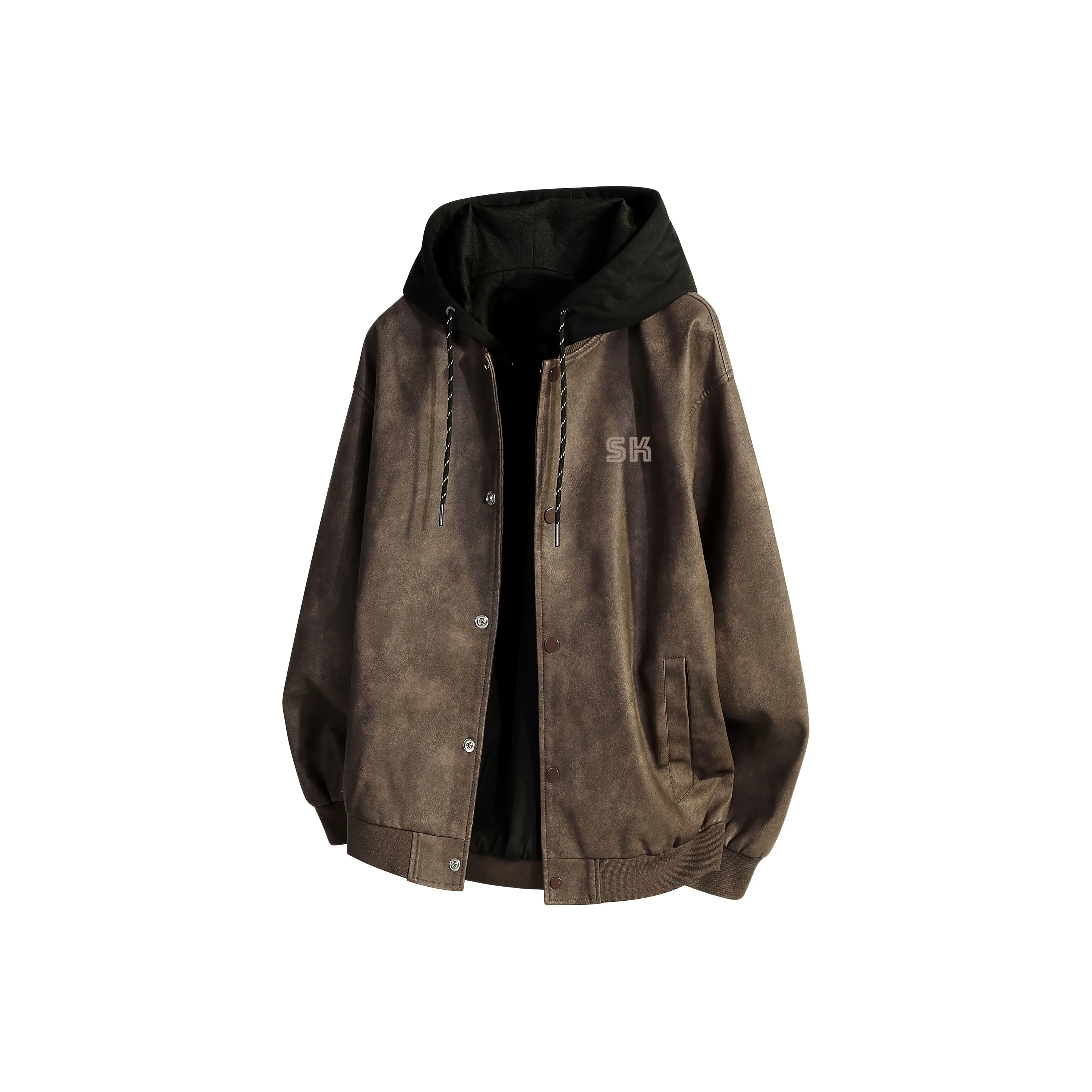 S.k. Manor Hill Кожа Куртка Унисекс