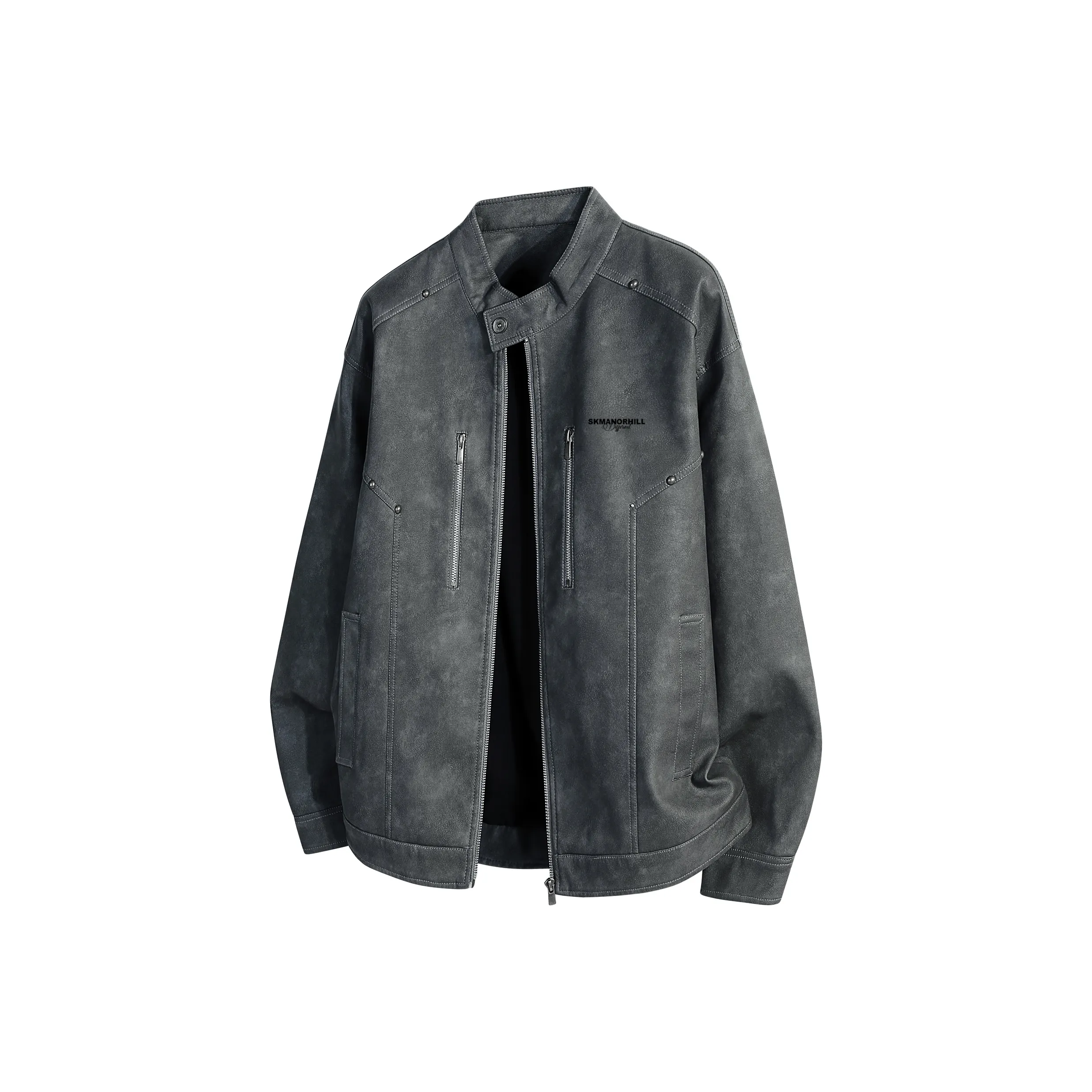 S.k. Manor Hill Leather Jacket Unisex