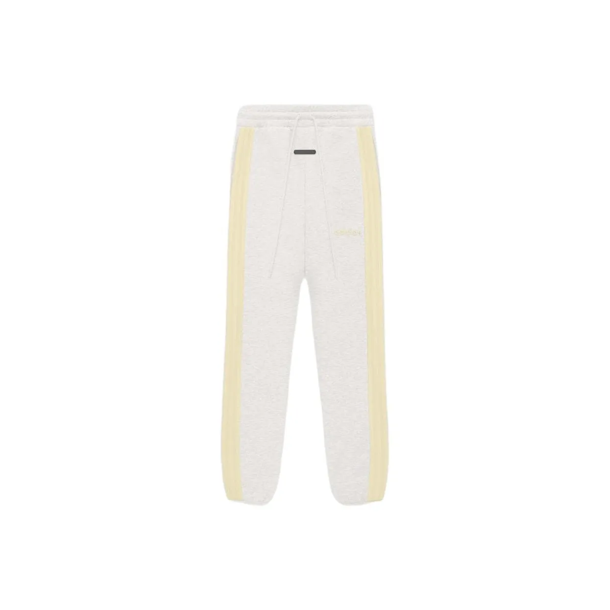 Fear Of God Athletics x Adidas SS24 Heavy Fleece Sweatpants Вязаные спортивные брюки Unisex Серый Белый