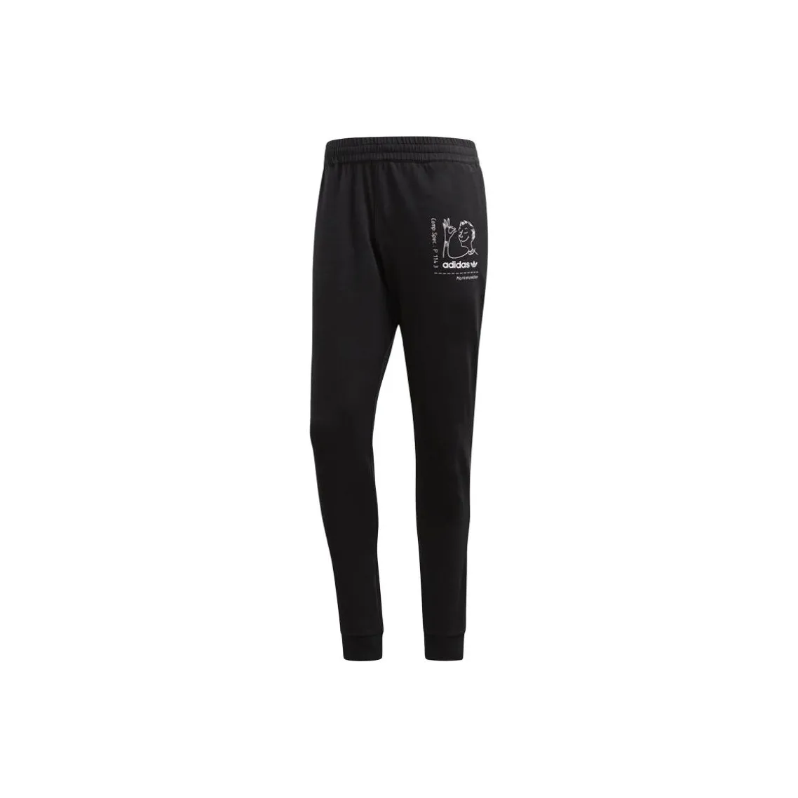Adidas Originals TRACKPANTS Knitted Sports Pants Men's Black