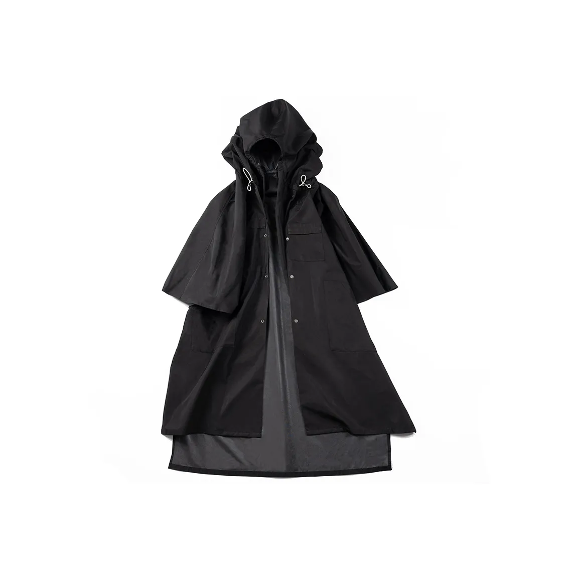 S Crest Черный Мужской Плащ