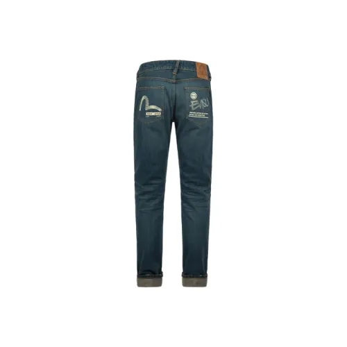 EVISU Джинсовый синий Мужские Джинсы