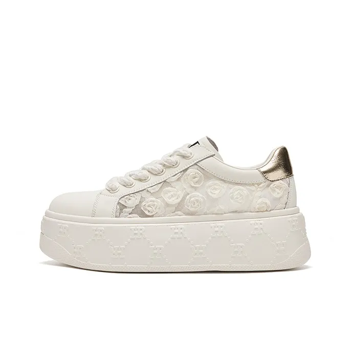 HR Low Топ Скейтборд Кроссовки Женские Бежевые