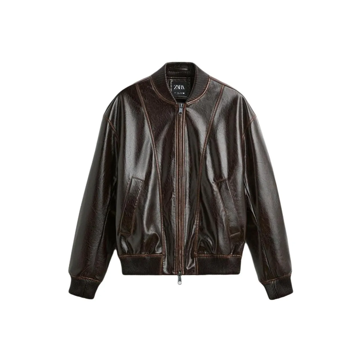 ZARA Winter Leather Jacket Men's