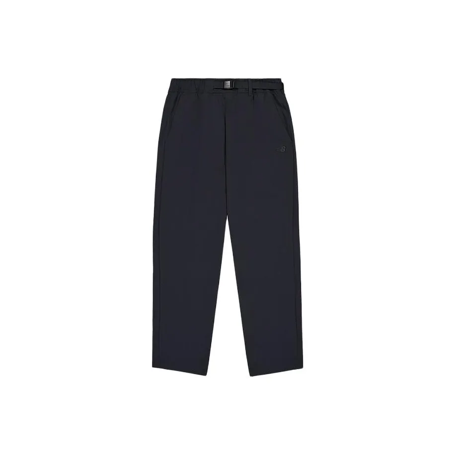 New Balance Вязаные тренировочные брюки мужские черные