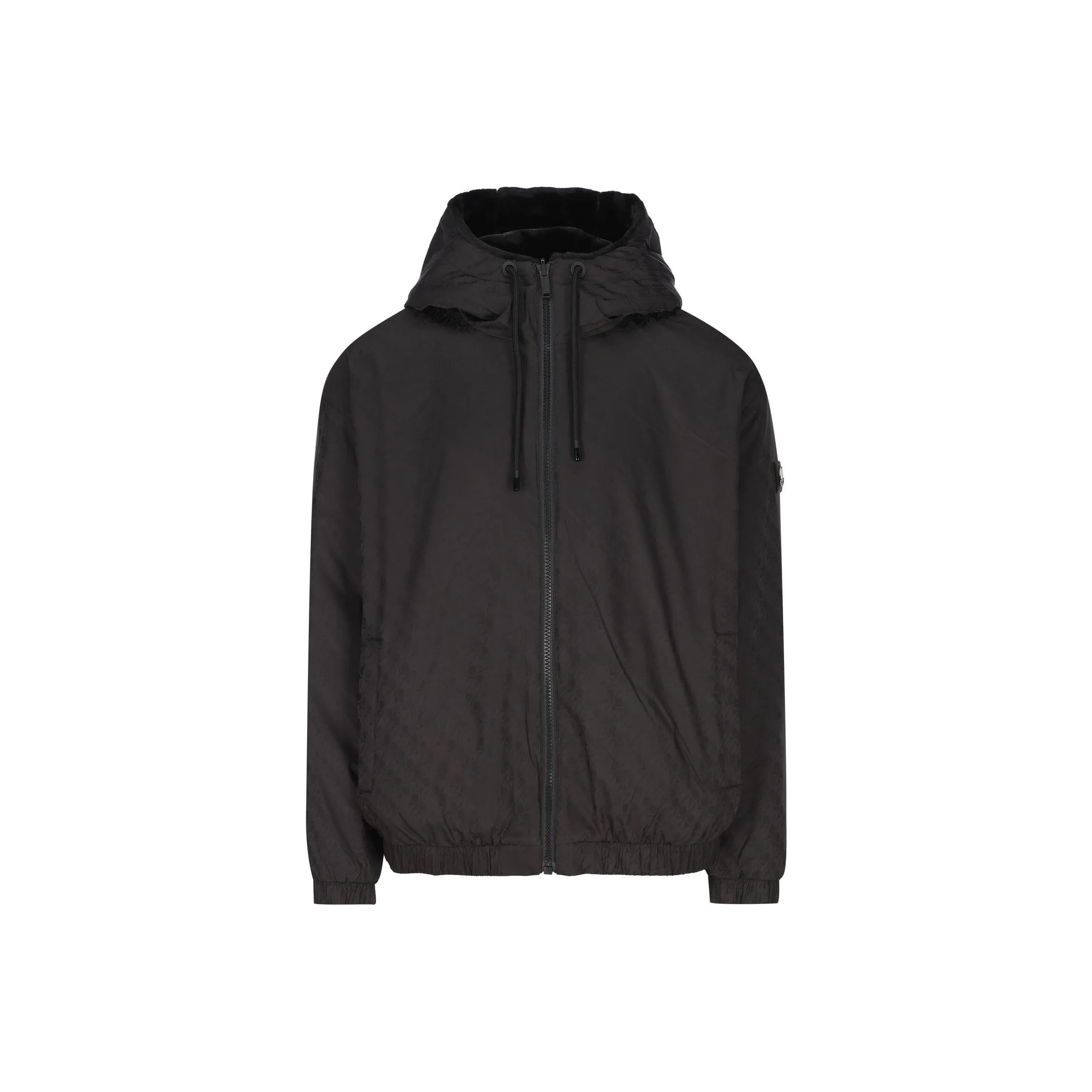 Moose Knuckles Borden Bunny Monogram Reversible Hoodie