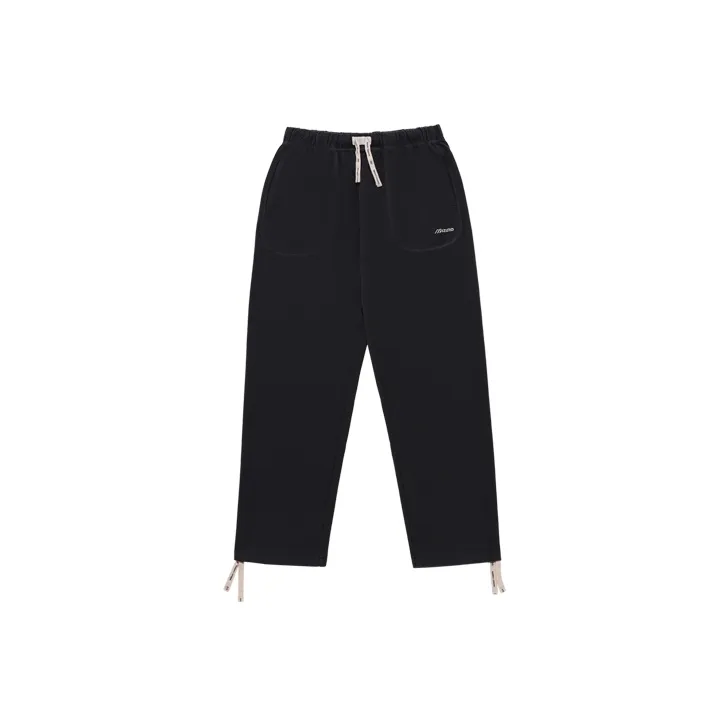 Mizuno Вязаные тренировочные штаны унисекс угольно-серого цвета