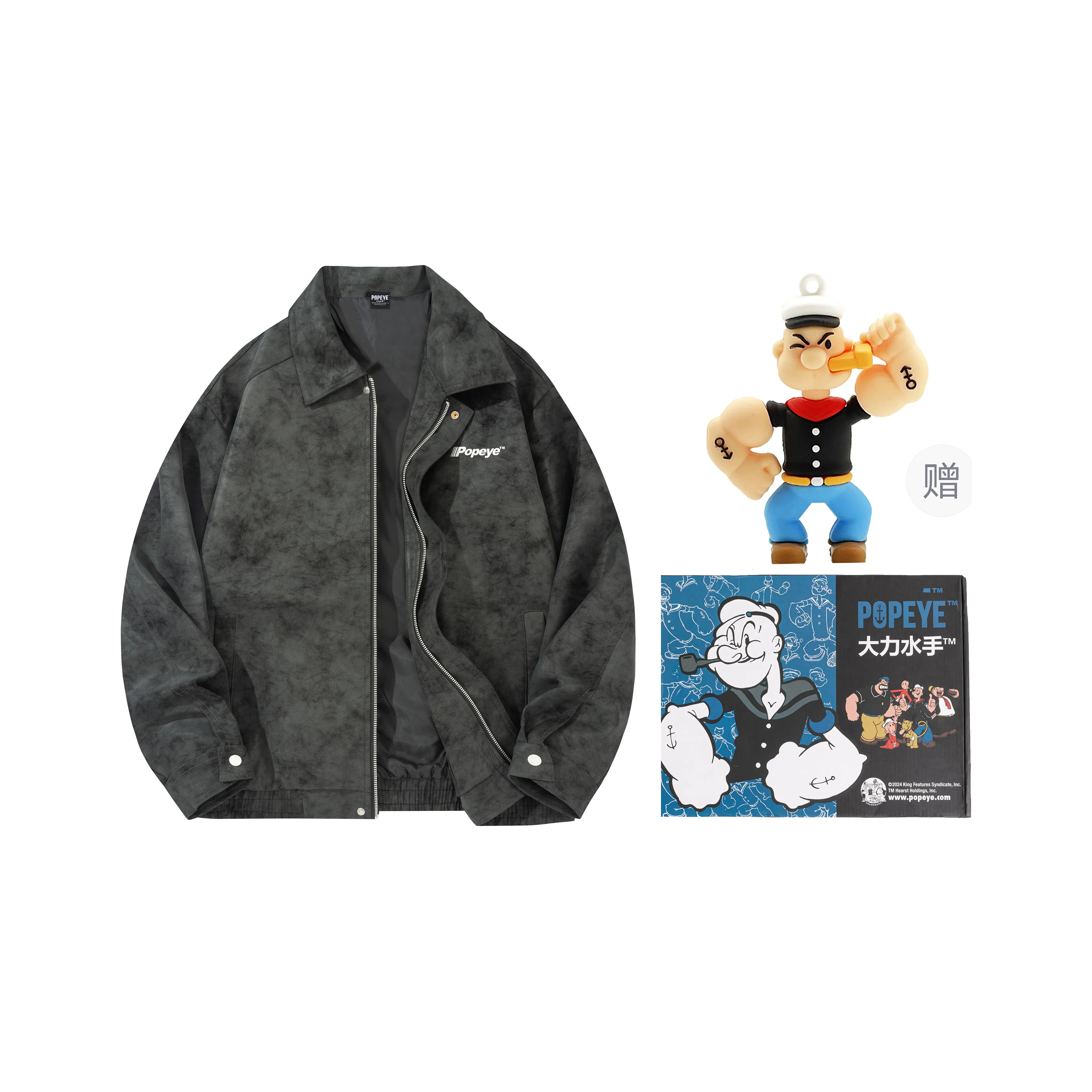 POPEYE Leather Jackets Unisex
