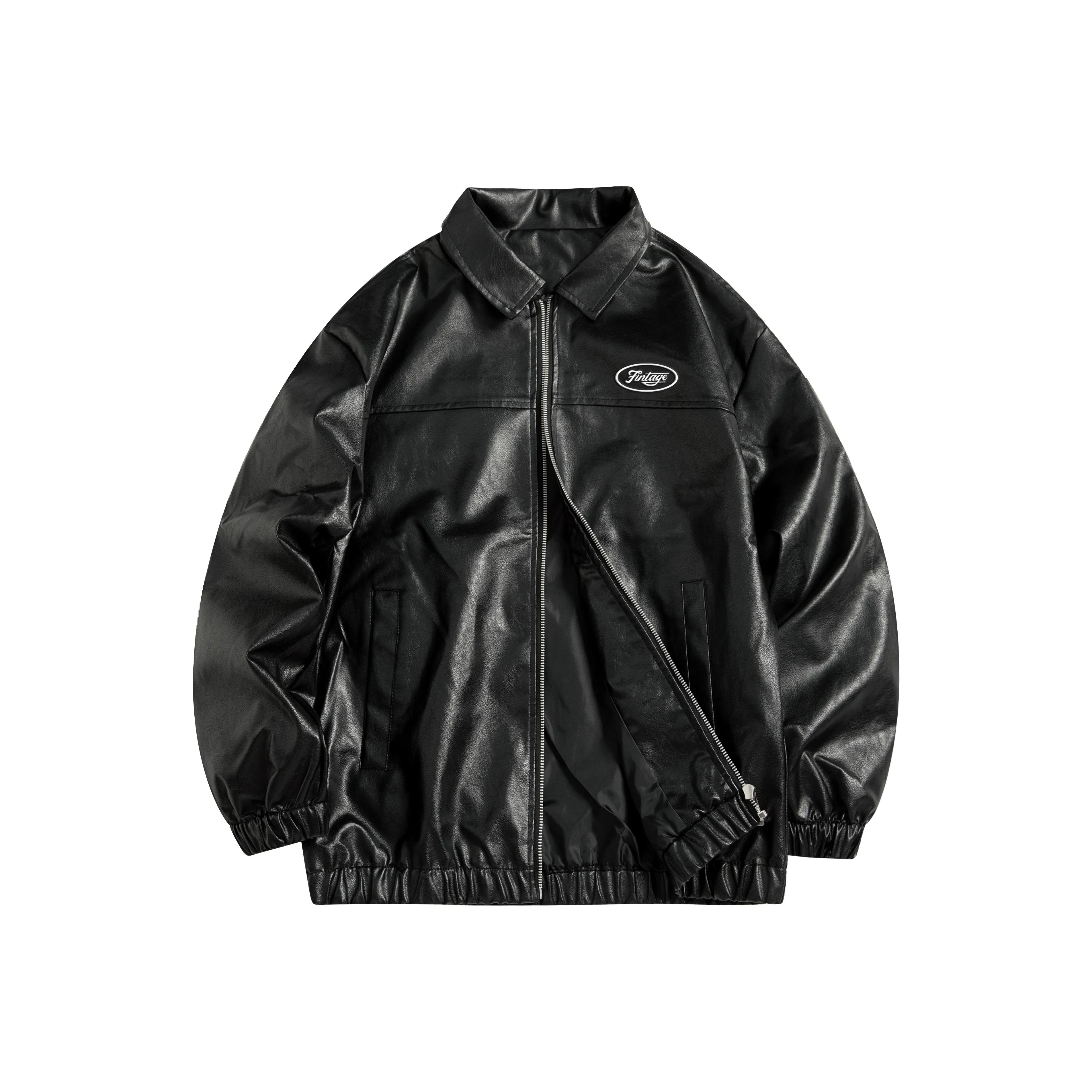 FAKE VINTAGE Leather Jacket Unisex