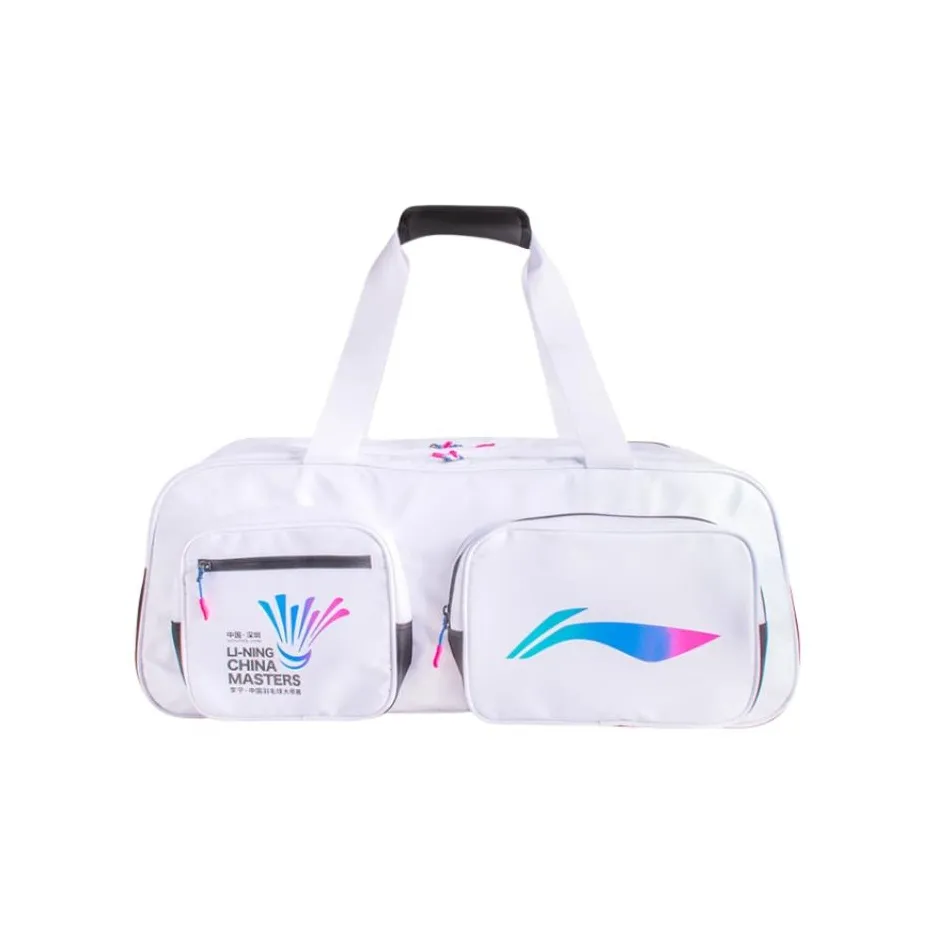 LiNing Large Capacity Handbag Regular Unisex White