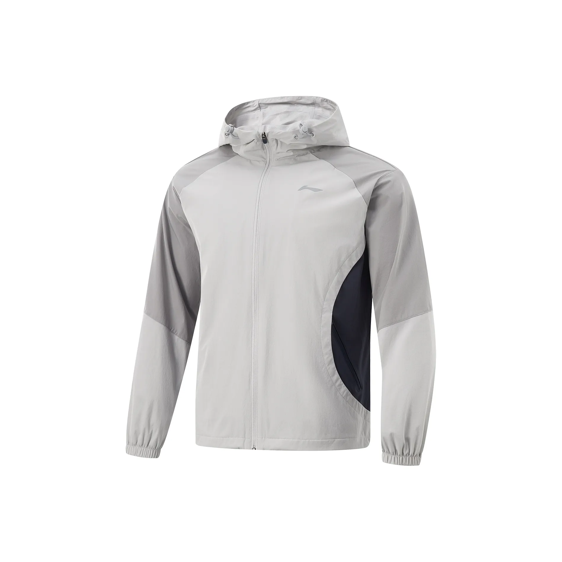 LiNing Fitness Series Trench Coat Men's Tranquil Gray/Geological Gray