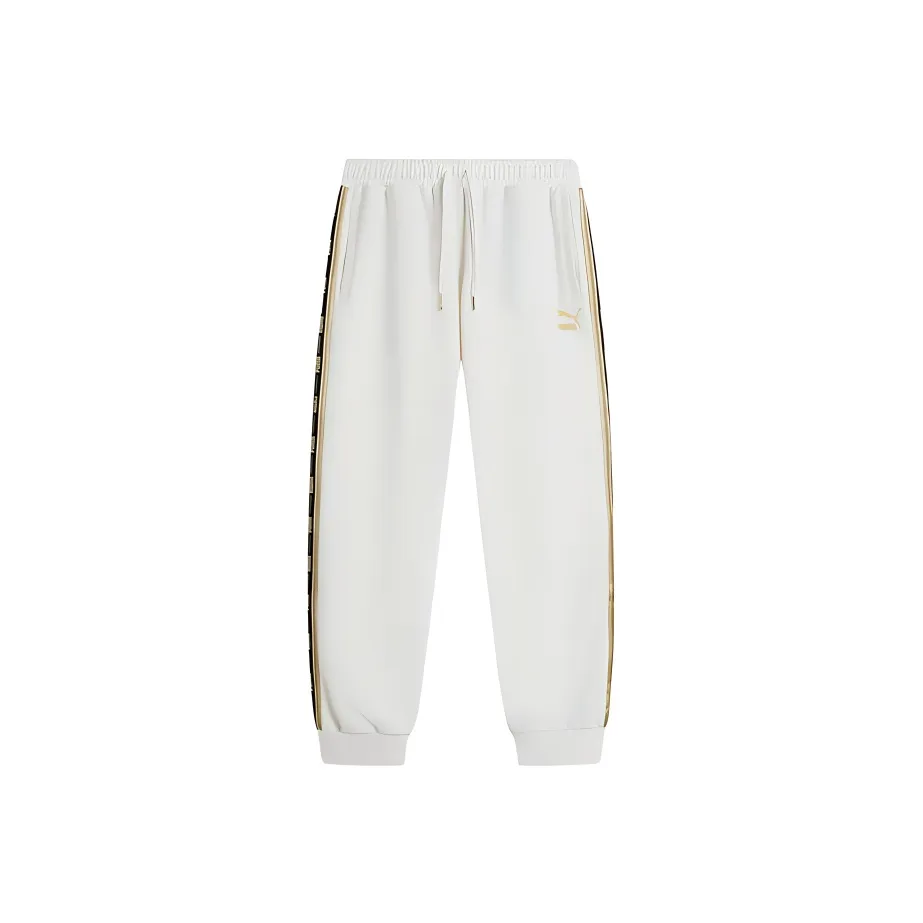 PUMA Knitted Sweatpants Men's White