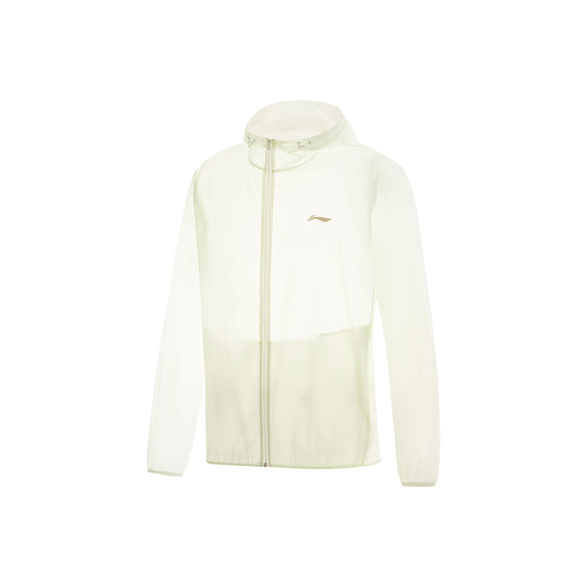 LiNing Fitness Series Breathable Quick Dry Water Resistant UV Protection Sun Protection Clothing Men's Ivory