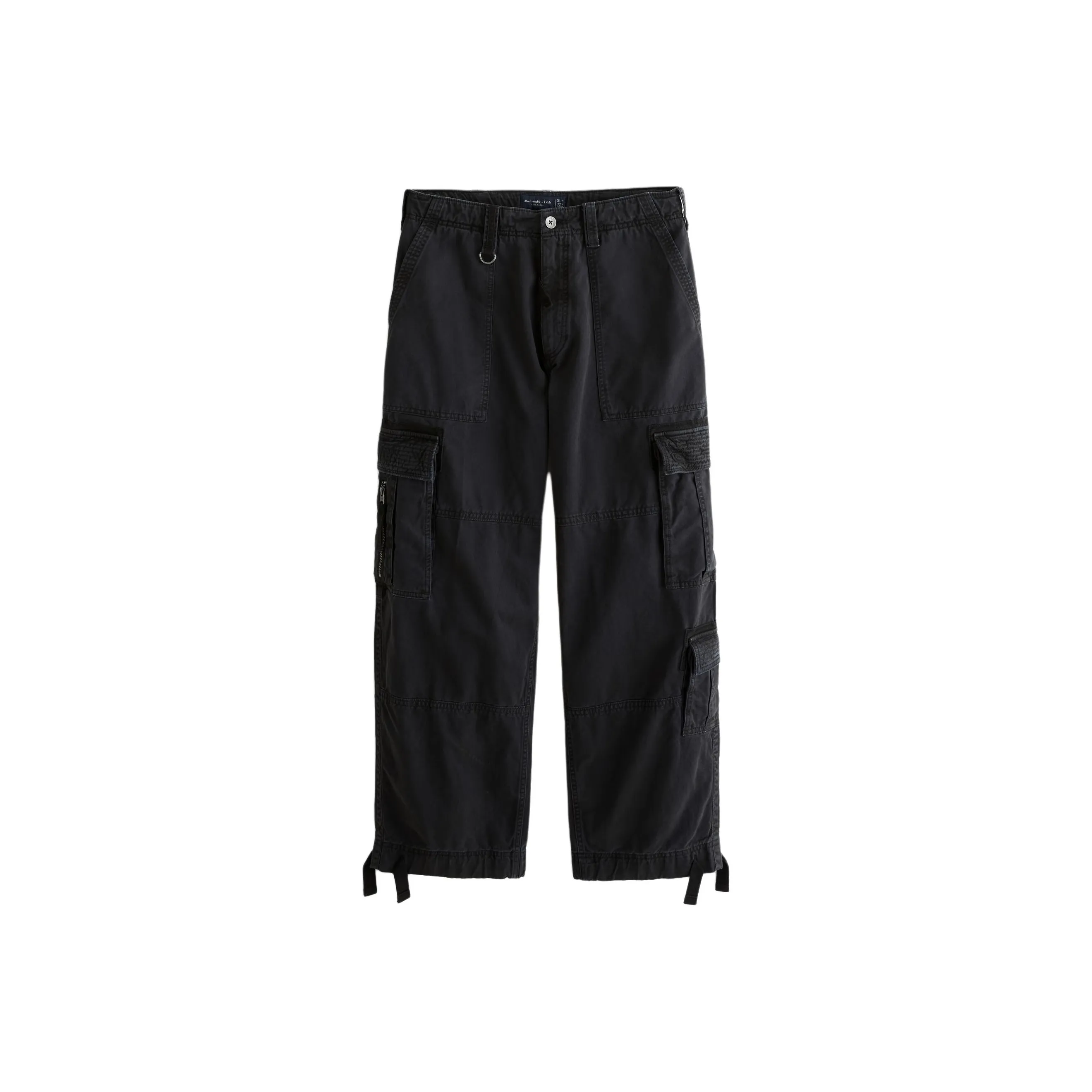 Abercrombie＆Fitch Карго Брюки Мужские Черные