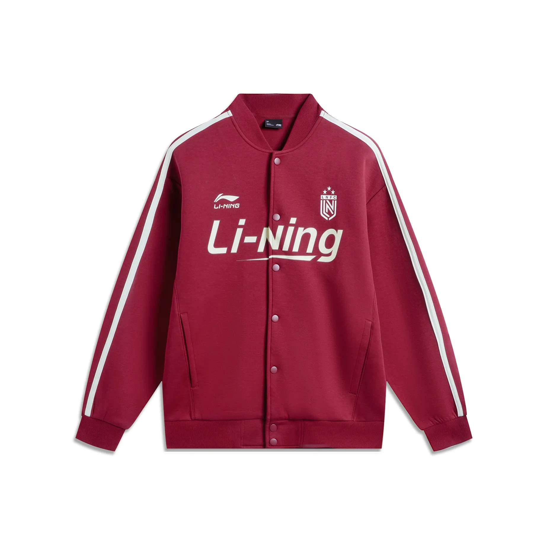 LiNing Sports Life Collection Baseball Jacket Unisex Bicycle Red