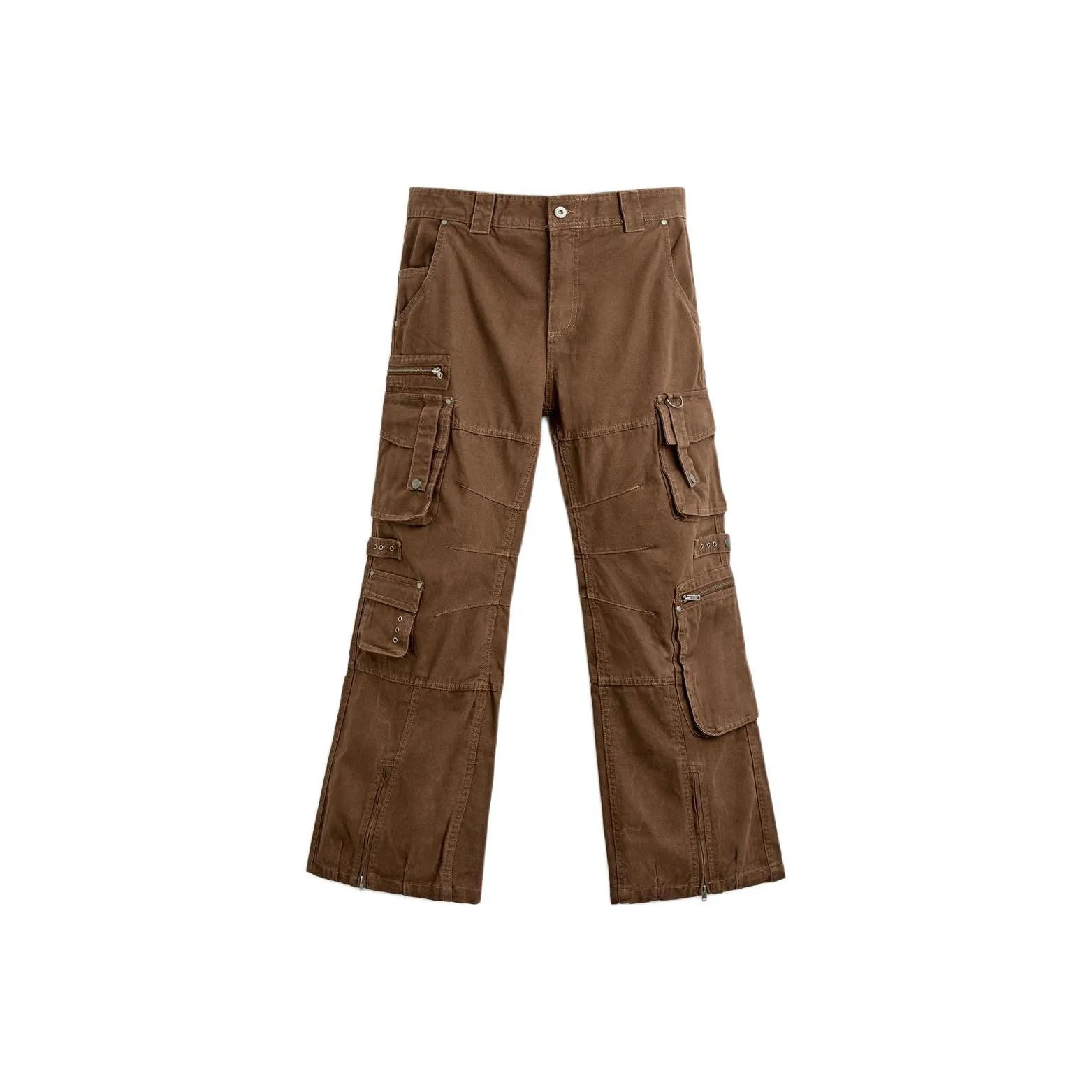 ZARA Cargo Pants Men Brown